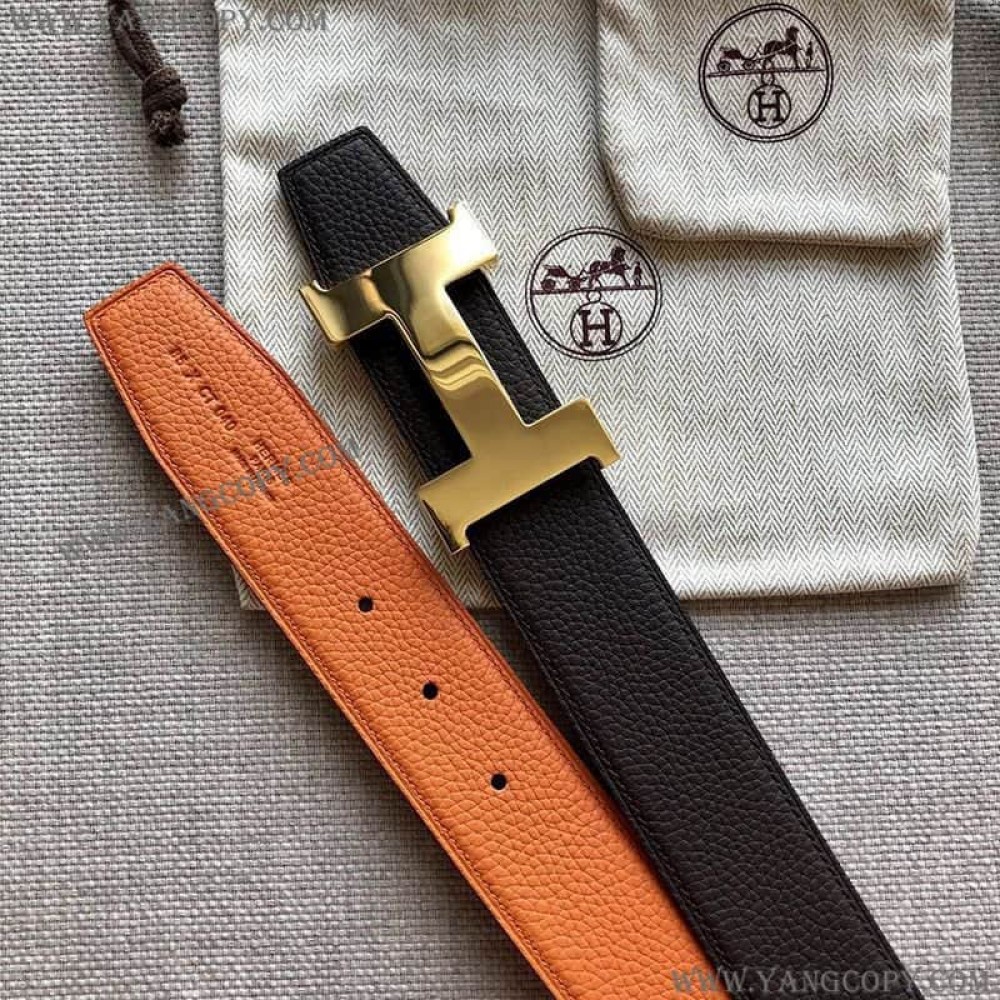 エルメス コピー ベルトバックル Hギヨシェ リバーシブル 2色 38mm erg17116
