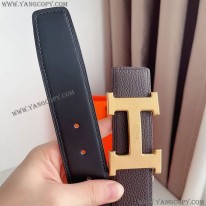 エルメス 偽物 シルバー アンクレH 38mm リバーシブルベルト erp89878