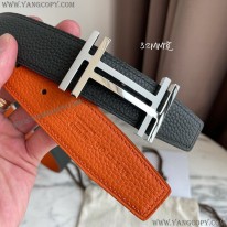 エルメス コピー ベルト ベルトバックル H オ カレ リバーシブルベルト 32mm erm78077