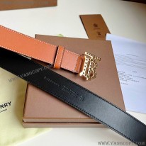 バーバリー スーパーコピー パーフォレーテッド モノグラム レザーベルト 805487