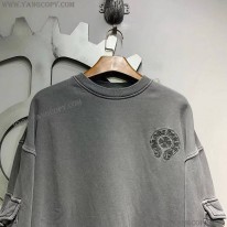 クロムハーツ スーパーコピー ロングＴシャツ ホースシュー スター ブラック Kus10523