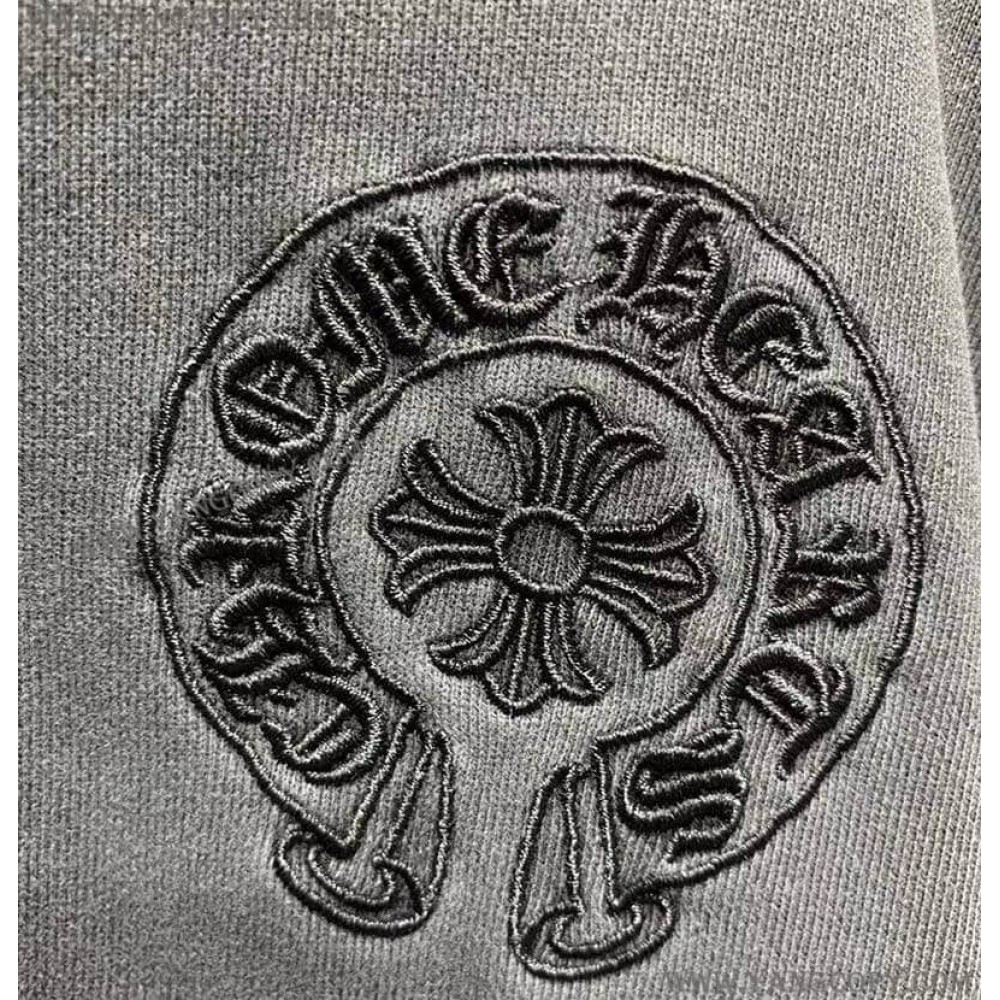 クロムハーツ スーパーコピー ロングＴシャツ ホースシュー スター ブラック Kus10523