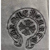 クロムハーツ スーパーコピー ロングＴシャツ ホースシュー スター ブラック Kus10523