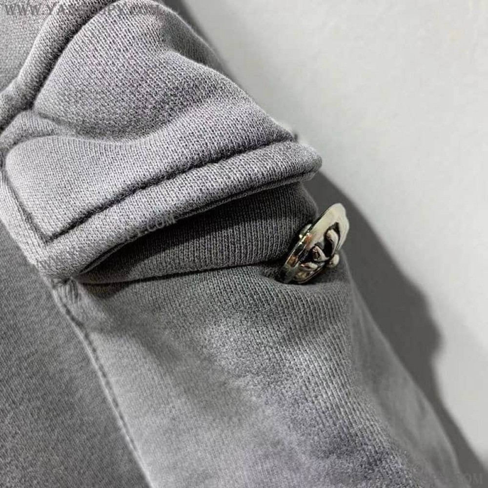 クロムハーツ スーパーコピー ロングＴシャツ ホースシュー スター ブラック Kus10523
