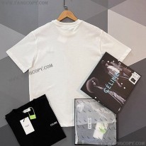 セリーヌ コピー コットン ジャージー Tシャツ ロゴ Cef03426