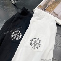 クロムハーツ スーパーコピー ホースシュー ホワイトコットン Tシャツ Kuf14176