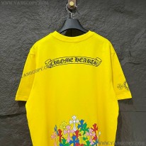 クロムハーツ スーパーコピー スクロール マルチカラー カラフル クロス Tシャツ Kub58896