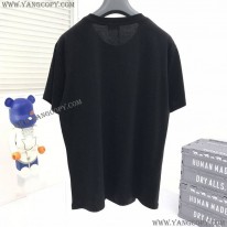 セリーヌ 偽物 アーティストプリント Tシャツ コットン ブラック Cen88935