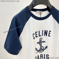 セリーヌ スーパーコピー アンカー 70S ストライプ Tシャツ Cet68193