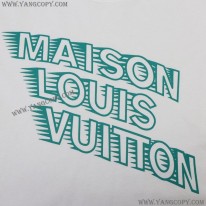 ルイヴィトン スーパーコピー プリント クルーネック Tシャツ vui27156
