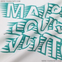 ルイヴィトン スーパーコピー プリント クルーネック Tシャツ vui27156