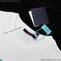 ルイヴィトン スーパーコピー プリント クルーネック Tシャツ vui27156