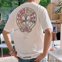 クロムハーツ 偽物 ネック ロゴ Tシャツ 半袖 Kun97711