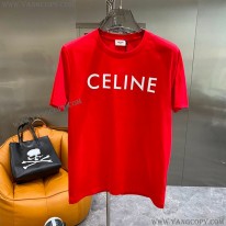 セリーヌ コピー tシャツ 激安 ユニセックス ルーズ ロゴプリント Cew67794