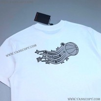 ルイヴィトン スーパーコピー Tシャツ 21SS フロウティングLVプリンテッド vut78473