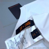ルイヴィトン スーパーコピー Tシャツ 21SS フロウティングLVプリンテッド vut78473