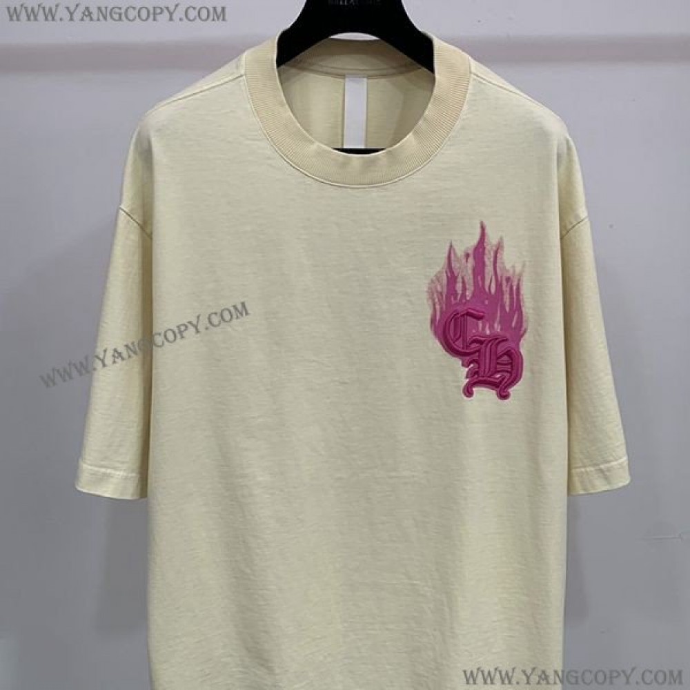 クロムハーツ スーパーコピー イエロークロス Tシャツ Kuk06588