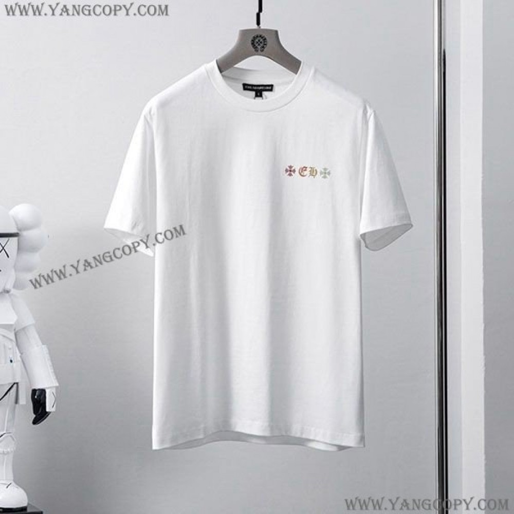 クロムハーツ スーパーコピー Tシャツ CHプラス ホワイト メンズ Kul08872