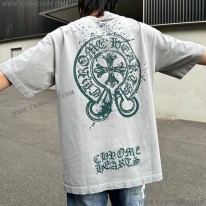 クロムハーツ コピー ホースシュー バックプリントTシャツ Kul27850