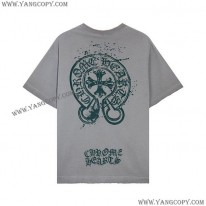 クロムハーツ コピー ホースシュー バックプリントTシャツ Kul27850