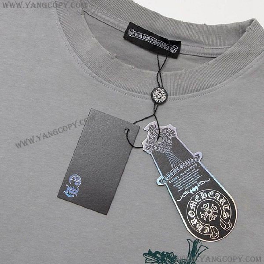 クロムハーツ コピー ホースシュー バックプリントTシャツ Kul27850