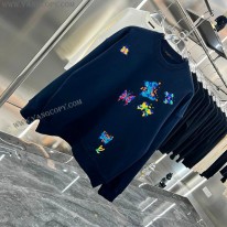 ルイヴィトン 偽物 LVバタフライクルーネックスウェットシャツ 1AATBM