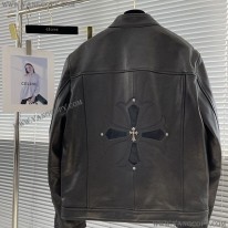 クロムハーツ スーパーコピー レザー ジャケットCH Kua33016