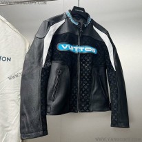 ルイヴィトン スーパーコピー レザーボクシージャケット vuo10933
