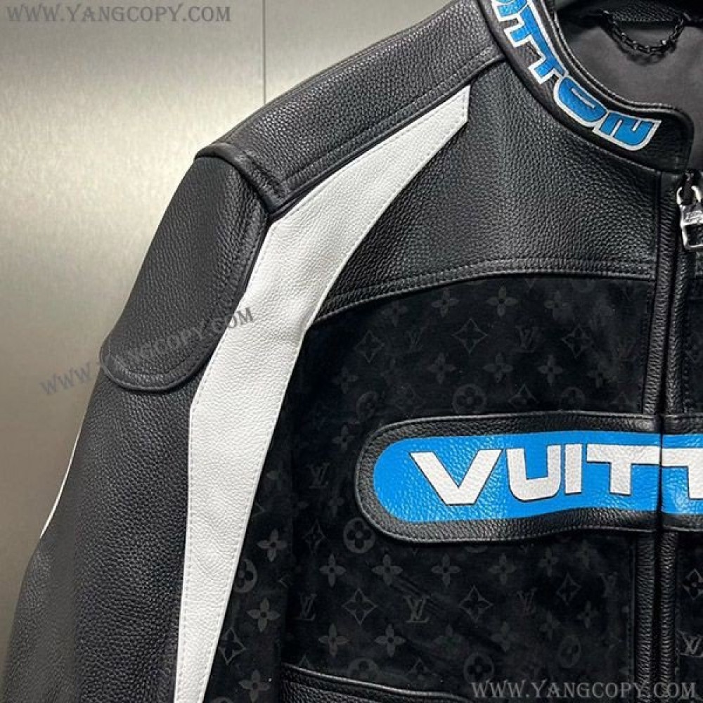 ルイヴィトン スーパーコピー レザーボクシージャケット vuo10933