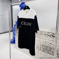 セリーヌ スーパーコピー ルーズ Tシャツ コットン Cef20479