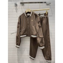 セリーヌ 偽物 大人気 ルーズテディブルゾン ウール 上下セット Cem32209