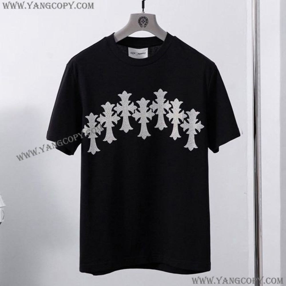 クロムハーツ 偽物 Tシャツ パロディ ユニセックス Kuw41523