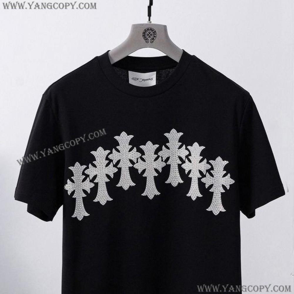 クロムハーツ 偽物 Tシャツ パロディ ユニセックス Kuw41523