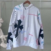 クロムハーツ 偽物  STENCIL フーディ マルチカラー Kuw19954