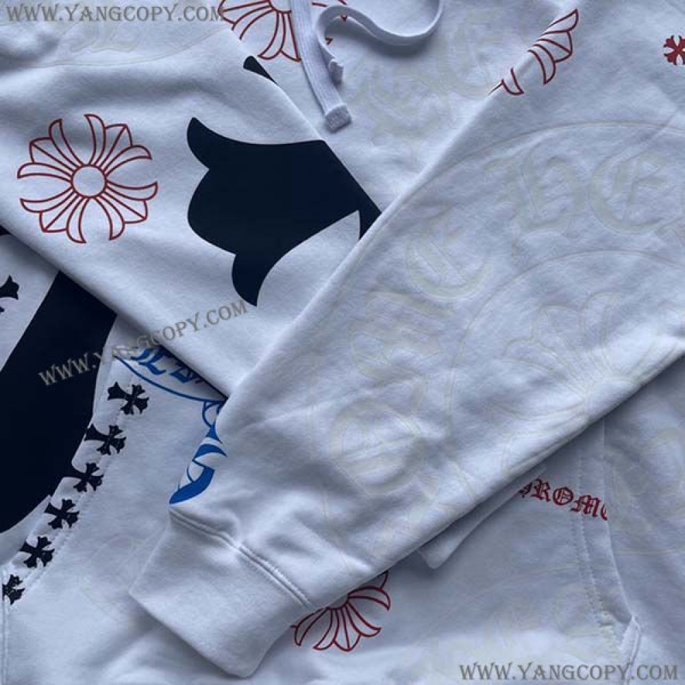 クロムハーツ 偽物  STENCIL フーディ マルチカラー Kuw19954