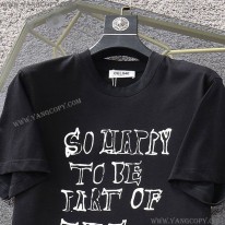 セリーヌ コピー ロゴ コットン Tシャツ パロディ Cem86240