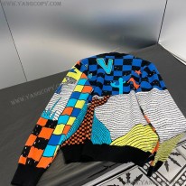 ルイヴィトン 偽物  コットンジャカードクルーネック 1ABJ87