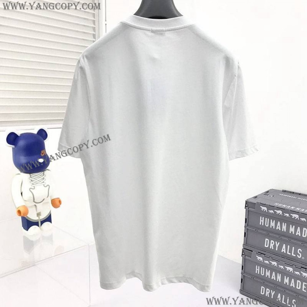 セリーヌ スーパーコピー ルーズ Tシャツ コットン ホワイト Cek79458