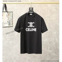 セリーヌ コピー TRIOMPHE クロップドTシャツ/コットン 2X871501F