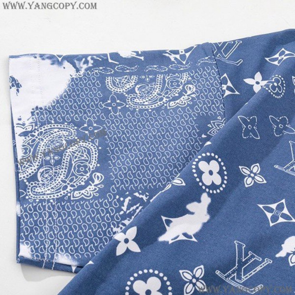 ルイヴィトン 偽物 Tシャツ モノグラム バンダナモチーフ 1AA5F4