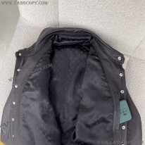 クロムハーツ スーパーコピー JJ DEANレザー ジャケットセメタリークロス Kud59066
