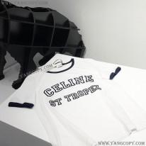 セリーヌ スーパーコピー サントロペコットンフロックTシャツ 2X774501F