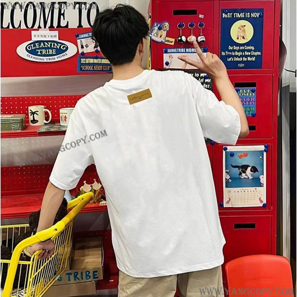 ルイヴィトン スーパーコピー Tシャツ コットン ホワイト vum97807