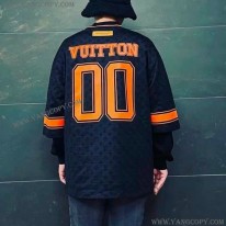 ルイヴィトン 偽物 スポーティVネックTシャツ 1AB6G1