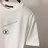 ルイヴィトン コピー フロント＆バック レタープリントTシャツ 2色 vuw87686