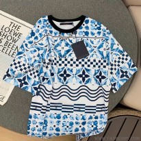 ルイヴィトン スーパーコピー モノグラムタイルプリントTシャツドレス vuk62683