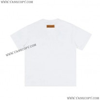 ルイヴィトン 偽物 草間彌生 ロゴ Tシャツ vum00260