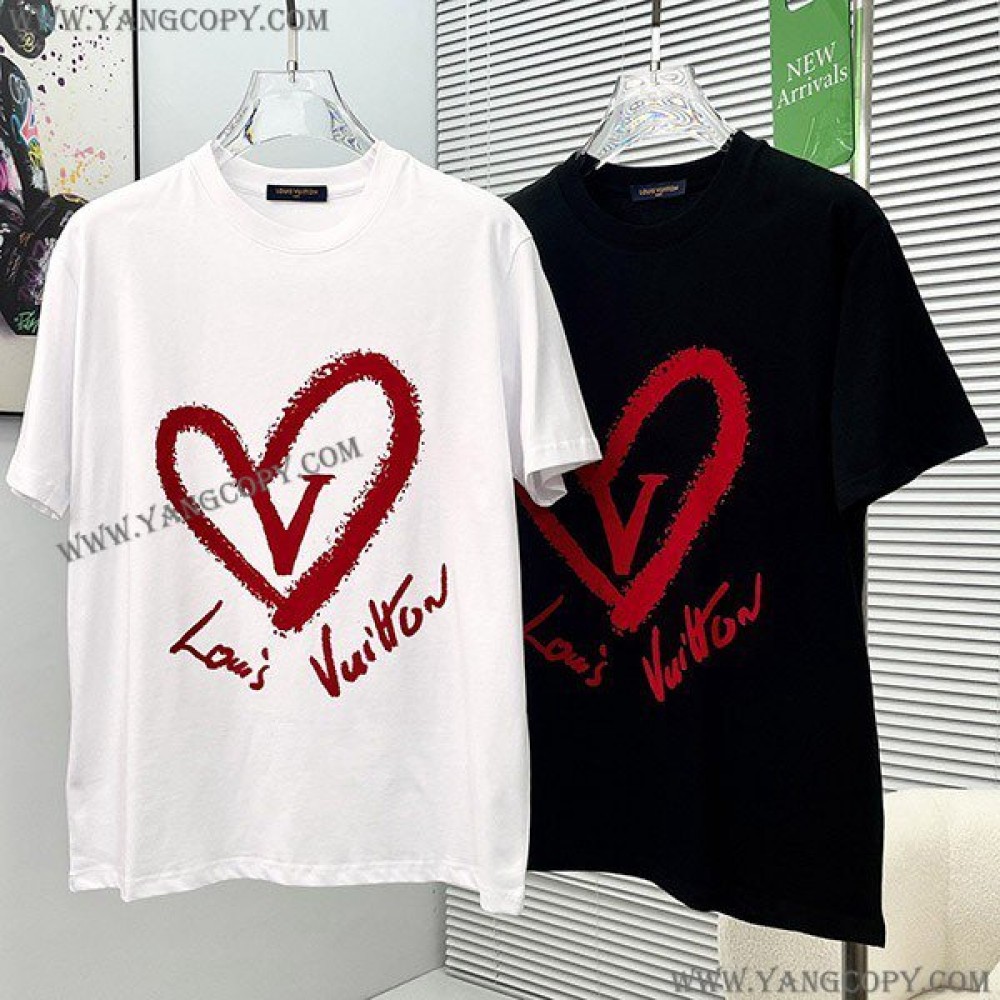 ルイヴィトン コピー Tシャツ コットン 2色 vum10034