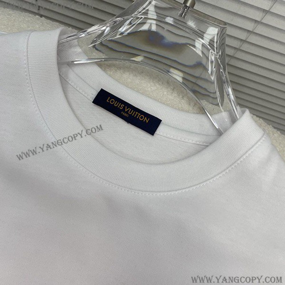 ルイヴィトン コピー Tシャツ コットン 2色 vum10034
