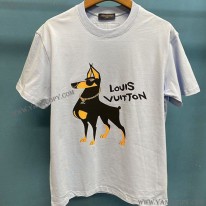 ルイヴィトン スーパーコピー 半袖 コットン ロゴ Tシャツ vue75994